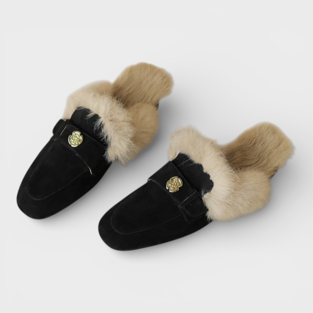 Harriet | Suede boots with fur