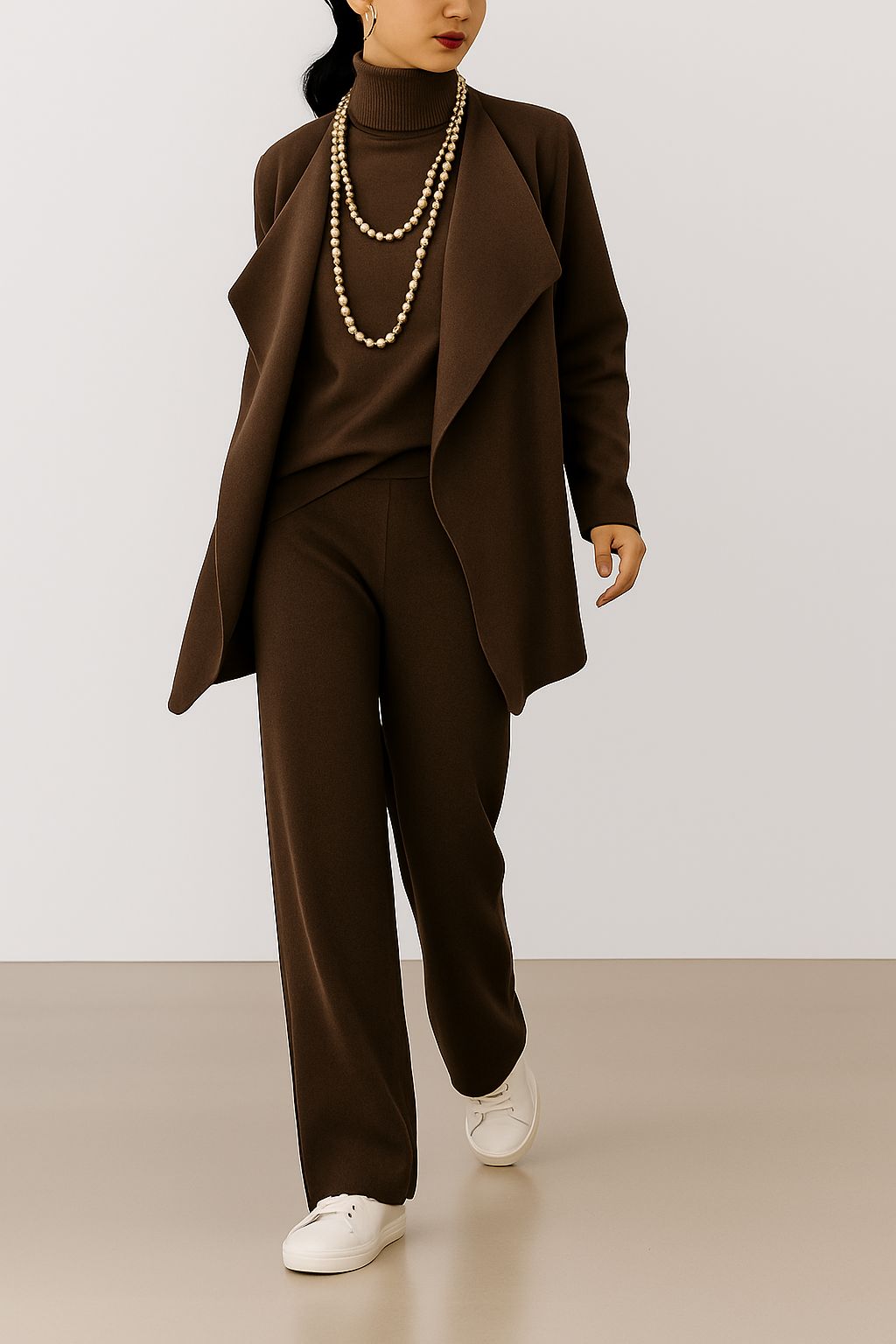 Melina | Cardigan, Knitwear & Pants Set "PARIS"