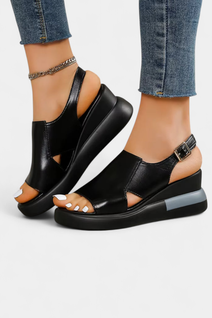 Brunilda Synthetic platform sandals