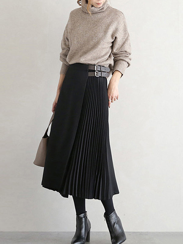 Giana | Graceful A-Line Pleated Skirt