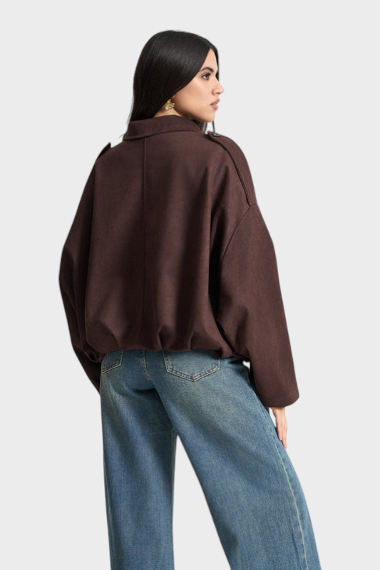 Vita | Suede bomber jacket