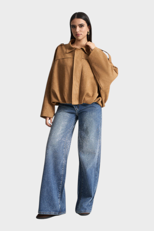 Vita | Suede bomber jacket