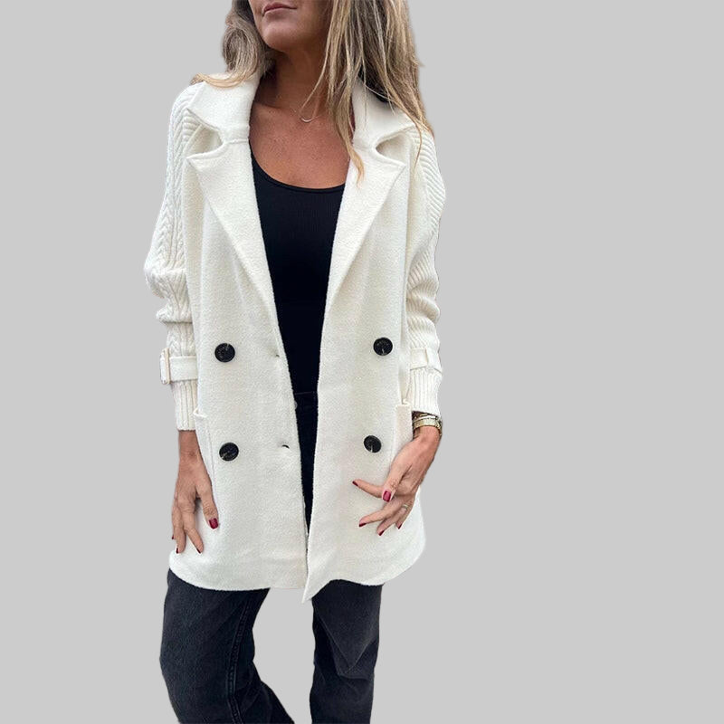 ISOLA™ | Mid-Length Double-Breasted Coat