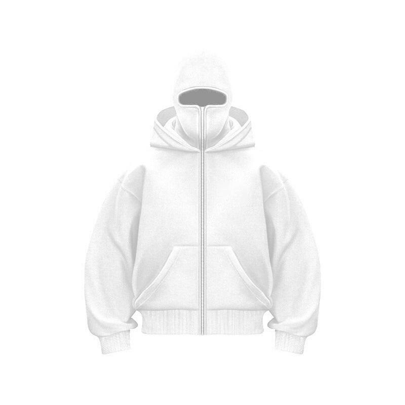 Ninja style zip-up sweatshirt